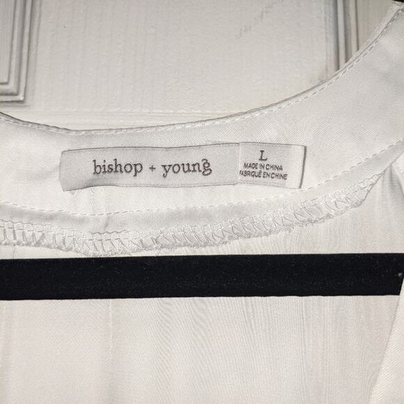 Bishop & Young White Lace Up Tank L - Picture 4 of 13